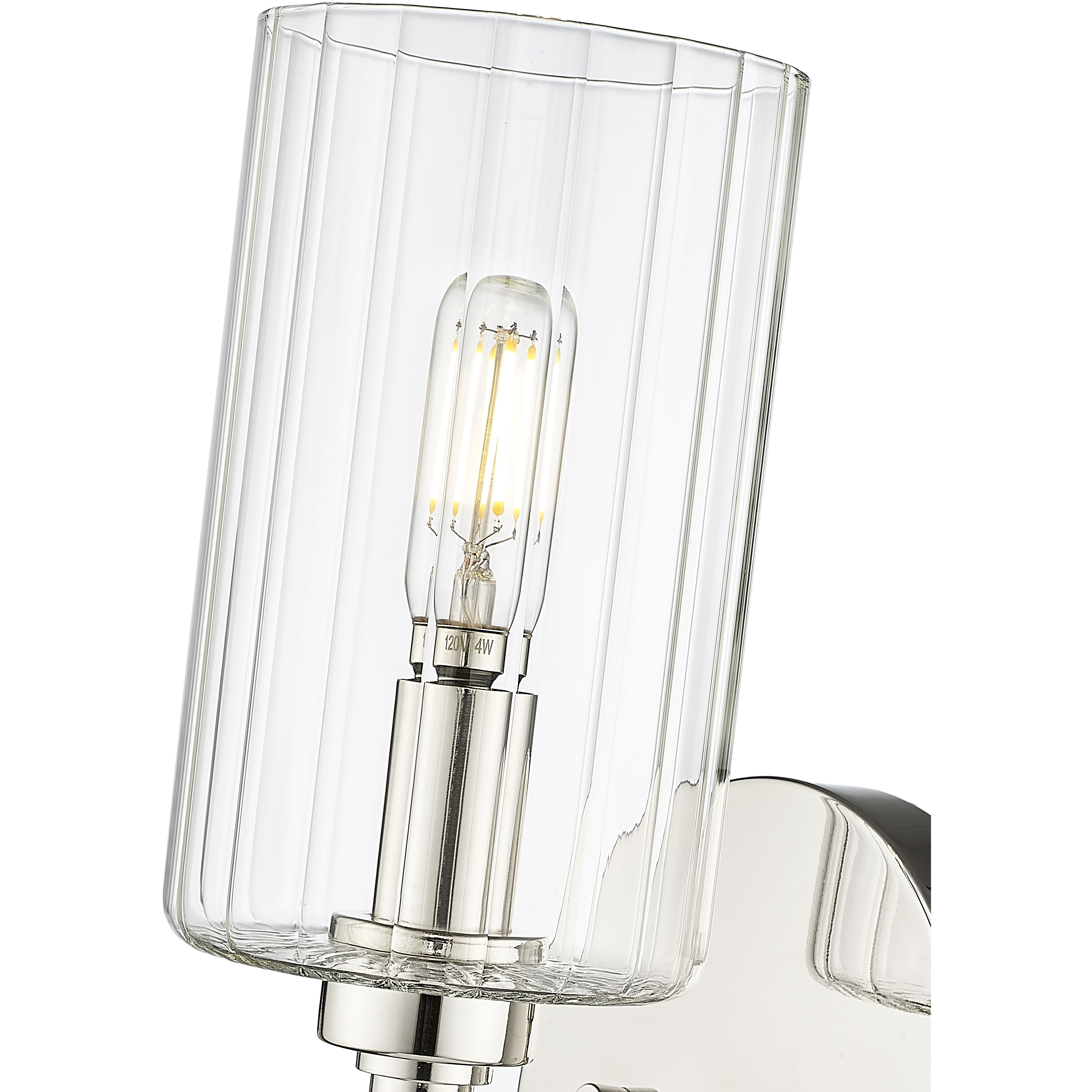 Chastine Wall Sconce Wall Light in Polished Nickel